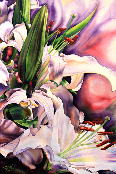 Oriental Lily II by Pat Hall | Lethbridge Gallery